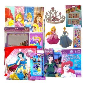 Disney Princess Mega Bundle – Toys, Books, Tiara, Stickers, Activities & More